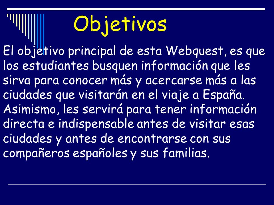 Objetivos