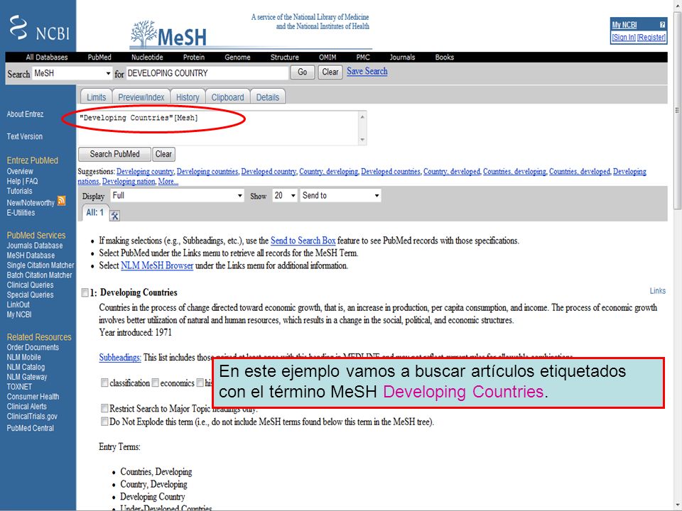 MeSH – Developing countries 4