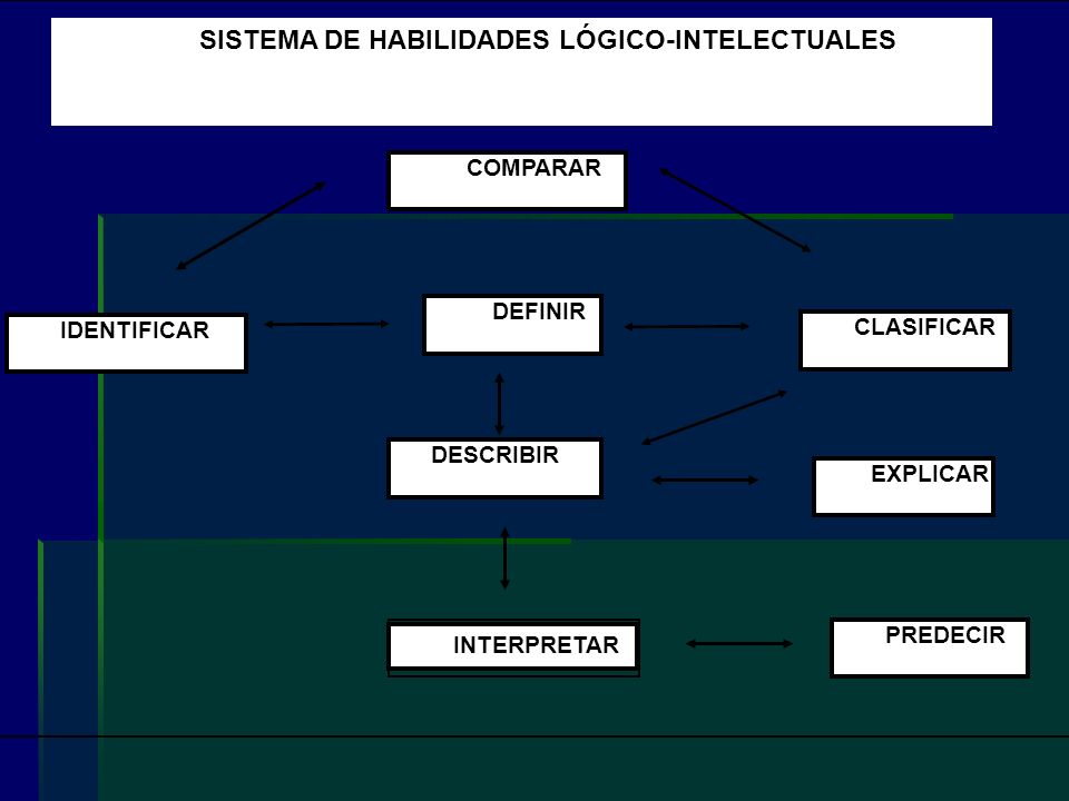 SISTEMA DE HABILIDADES LÓGICO-INTELECTUALES