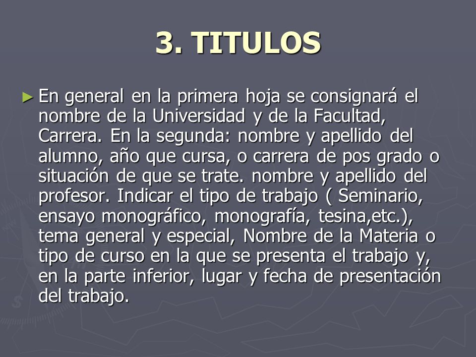 3. TITULOS