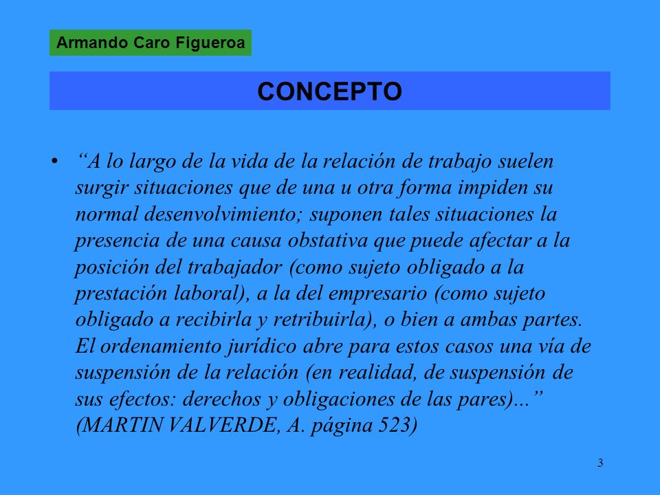 Armando Caro Figueroa CONCEPTO.