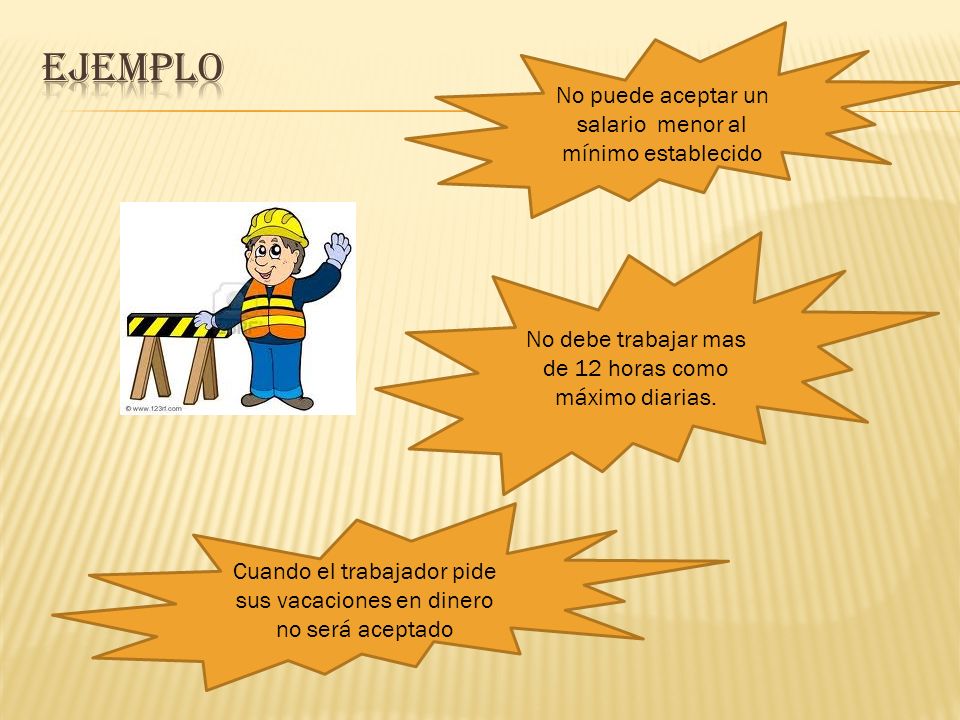 Ejemplo No puede aceptar un salario menor al mínimo establecido