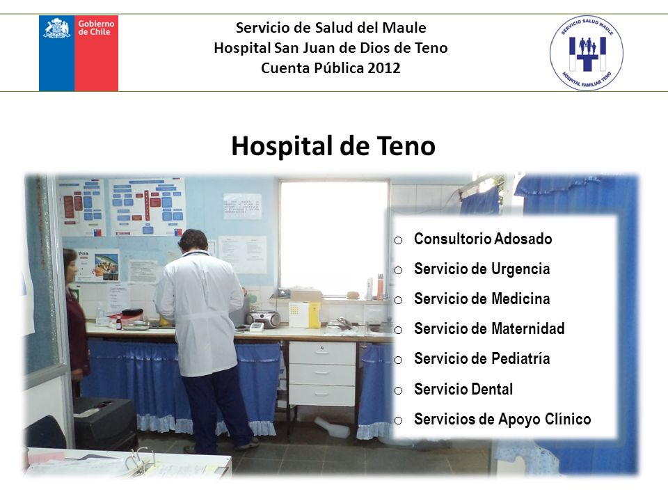 Servicio de Salud del Maule Hospital San Juan de Dios de Teno