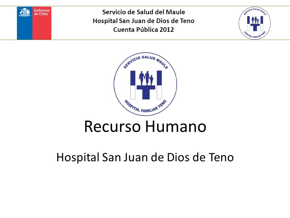 Servicio de Salud del Maule Hospital San Juan de Dios de Teno