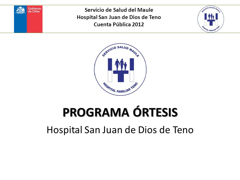 Servicio de Salud del Maule Hospital San Juan de Dios de Teno