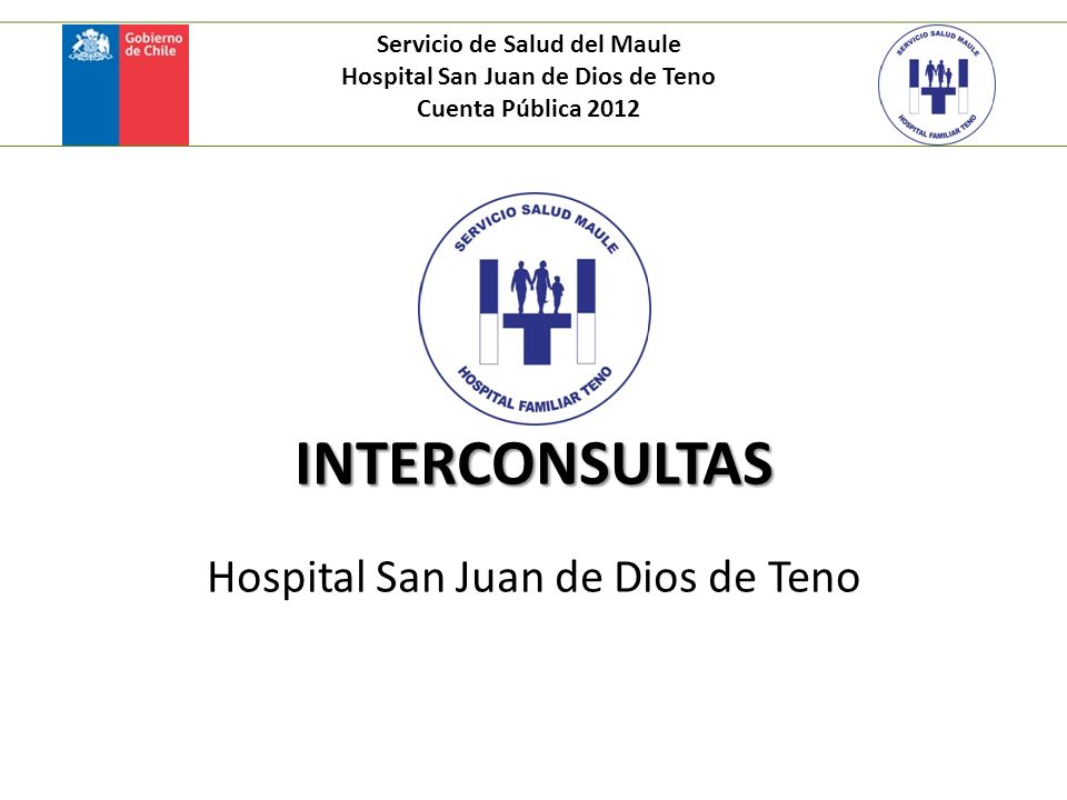 Servicio de Salud del Maule Hospital San Juan de Dios de Teno