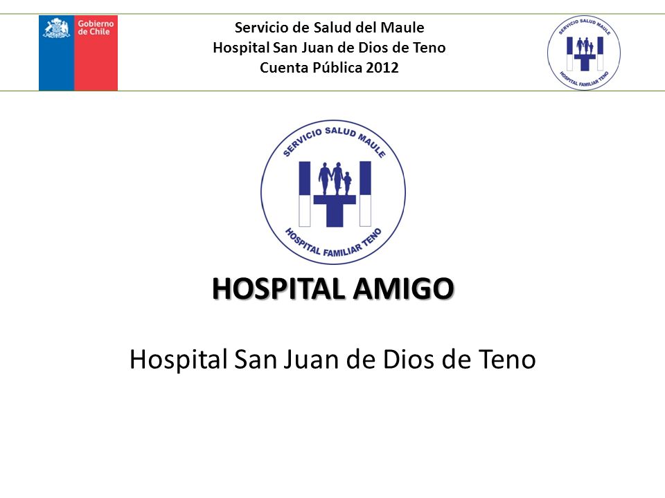 Servicio de Salud del Maule Hospital San Juan de Dios de Teno