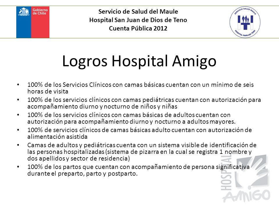 Servicio de Salud del Maule Hospital San Juan de Dios de Teno