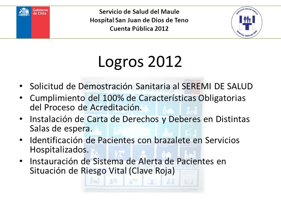 Servicio de Salud del Maule Hospital San Juan de Dios de Teno