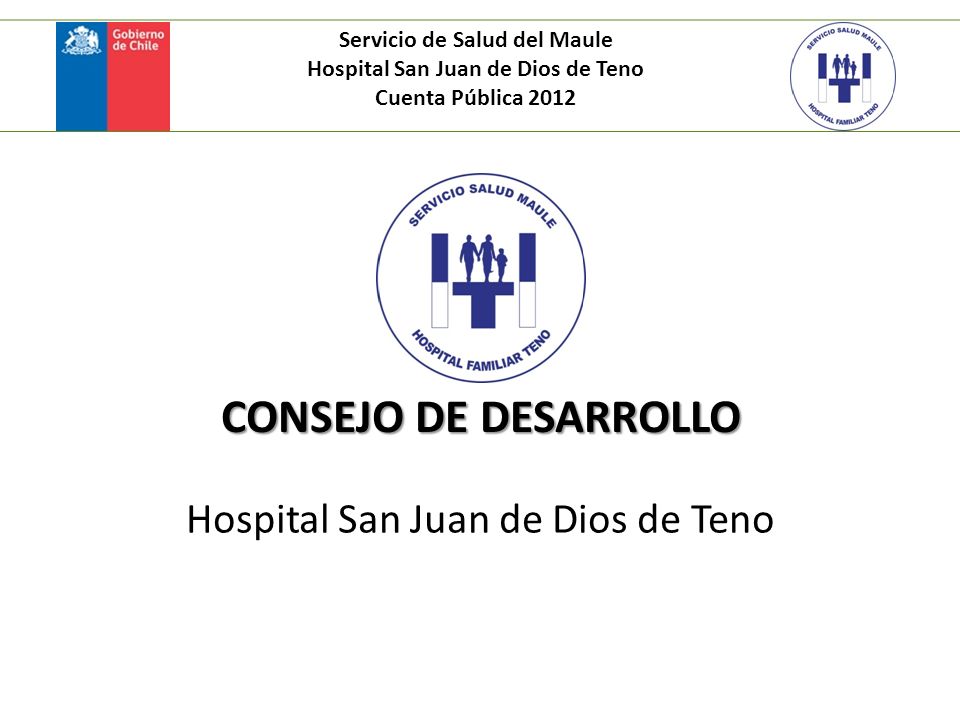 Servicio de Salud del Maule Hospital San Juan de Dios de Teno
