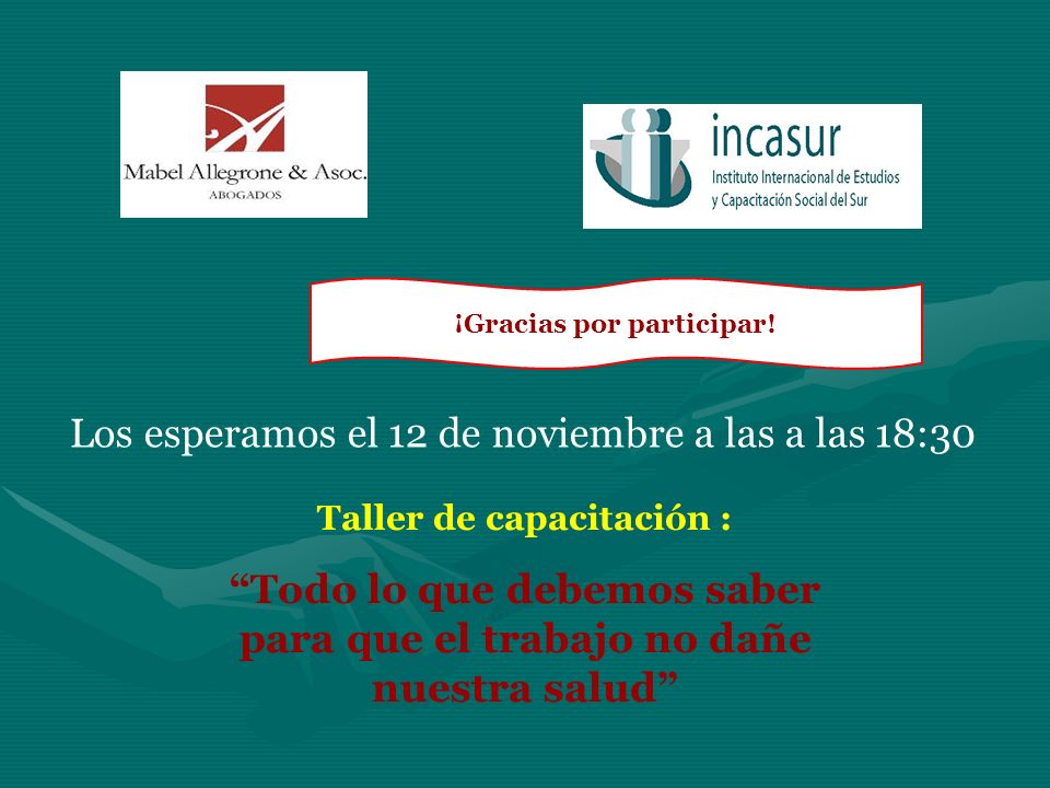Todo lo que debemos saber para que el trabajo no dañe nuestra salud