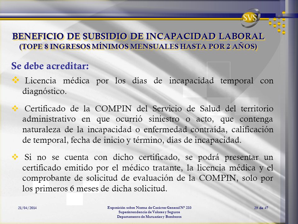 Licencia médica por los días de incapacidad temporal con diagnóstico.