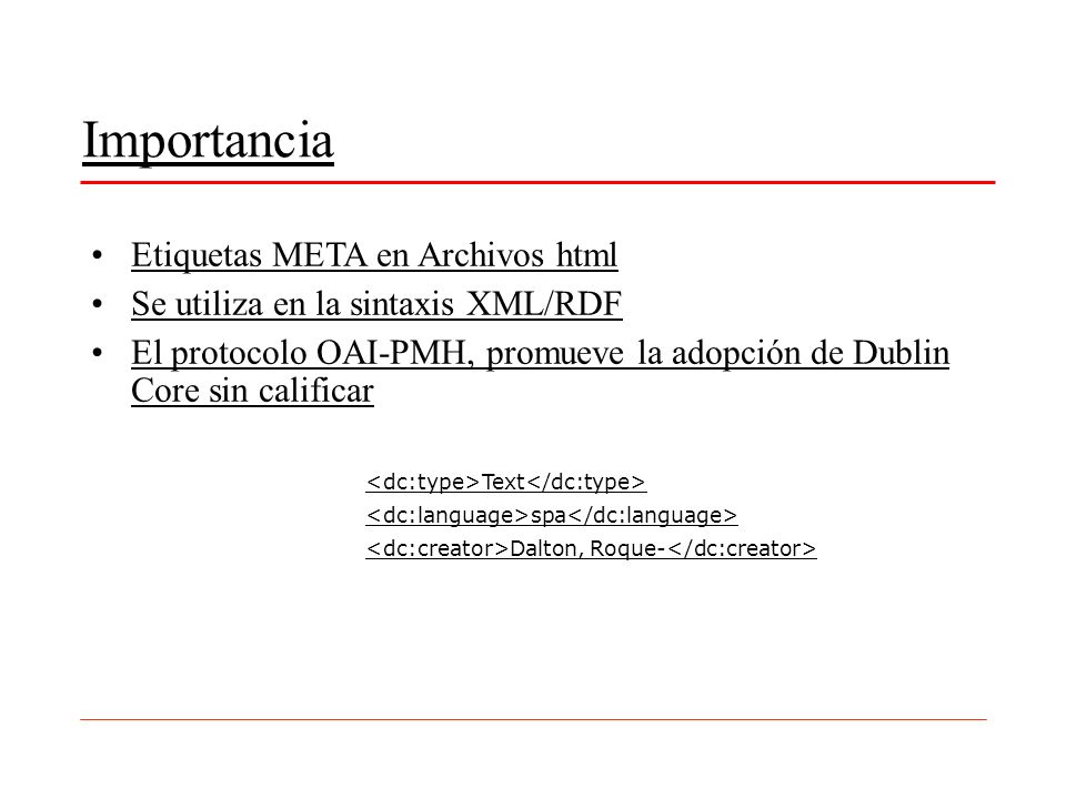 Importancia Etiquetas META en Archivos html