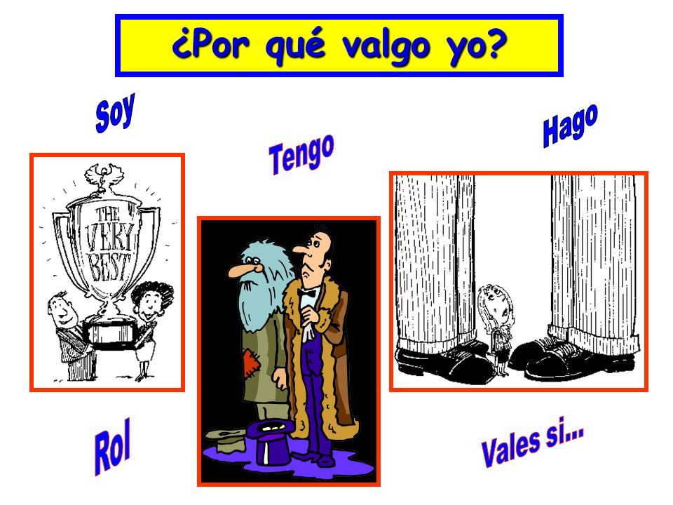 ¿Por qué valgo yo Soy Hago Tengo Vales si... Rol