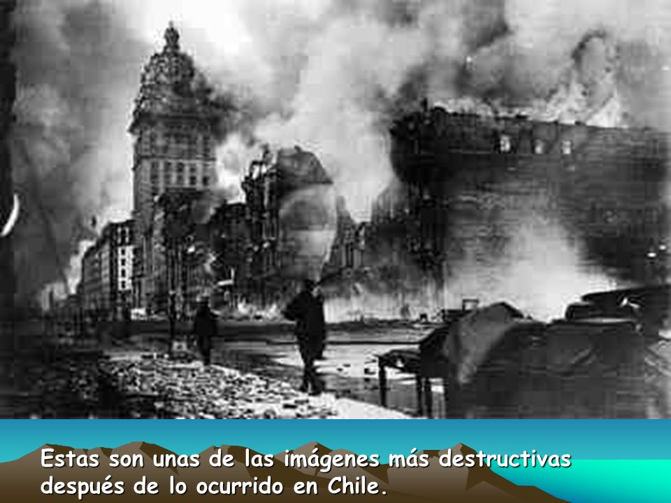 Estas son unas de las imágenes más destructivas después de lo ocurrido en Chile.
