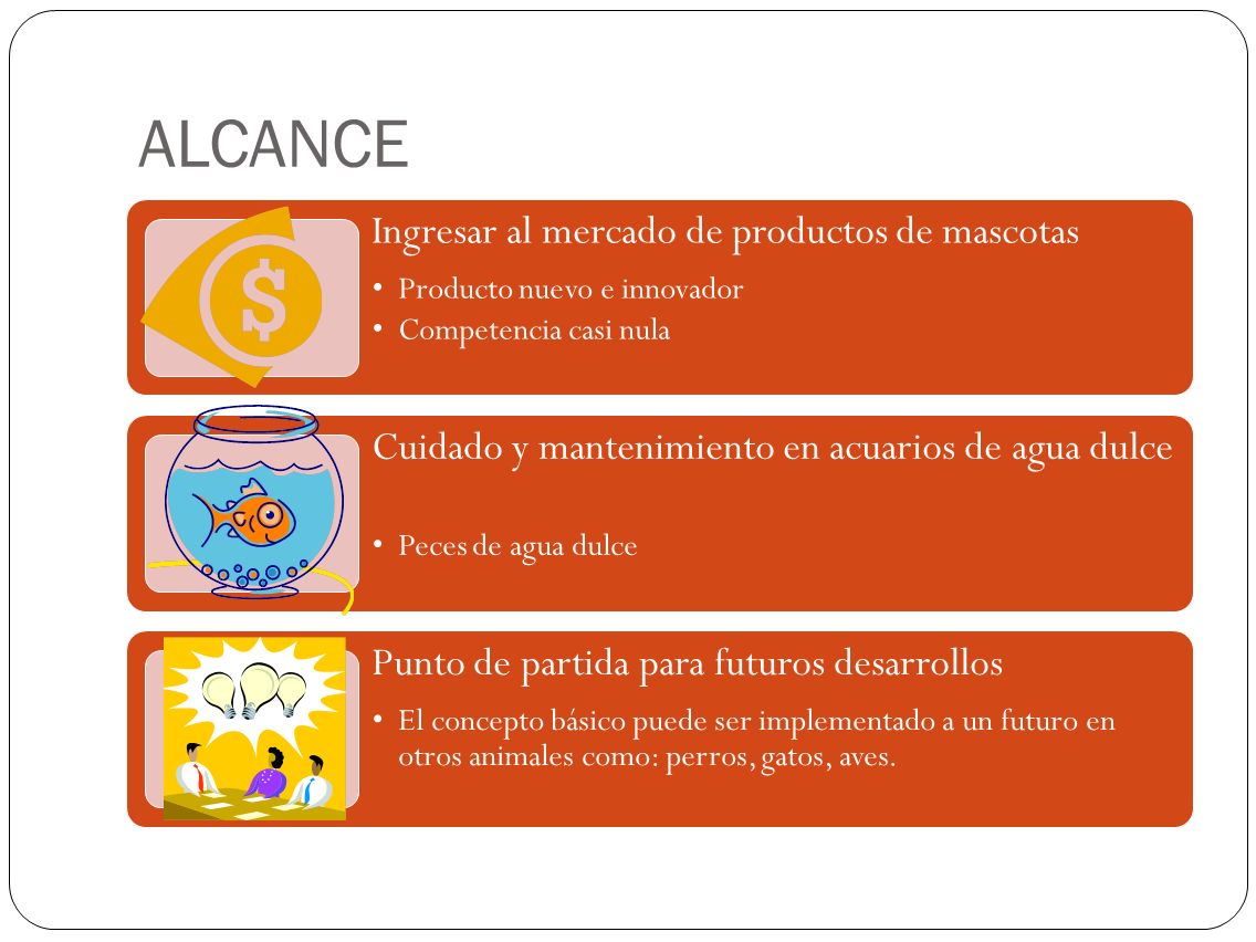 ALCANCE Ingresar al mercado de productos de mascotas
