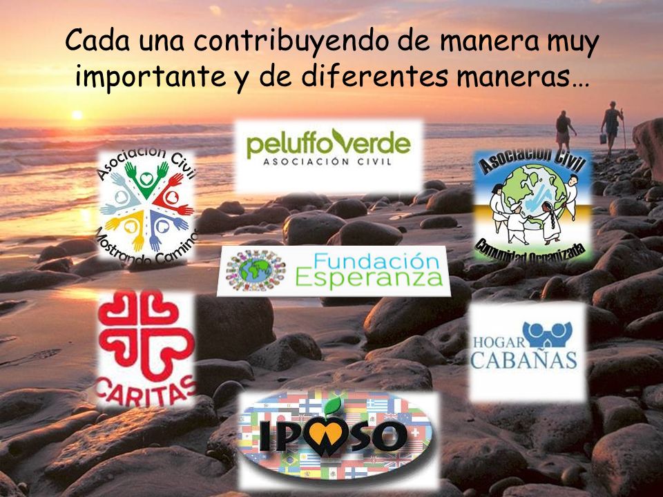 Cada una contribuyendo de manera muy importante y de diferentes maneras…