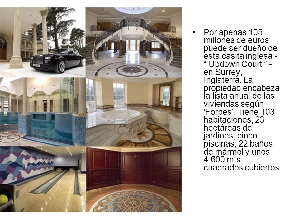 Por apenas 105 millones de euros puede ser dueño de esta casita inglesa - Updown Court - en Surrey, Inglaterra.