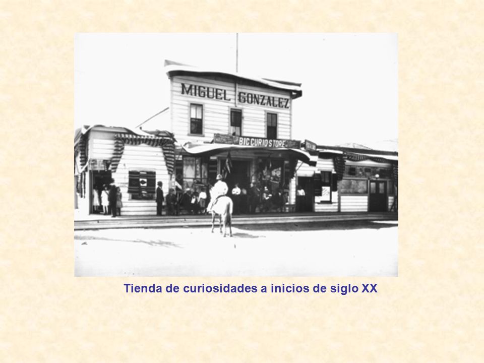 Tienda de curiosidades a inicios de siglo XX