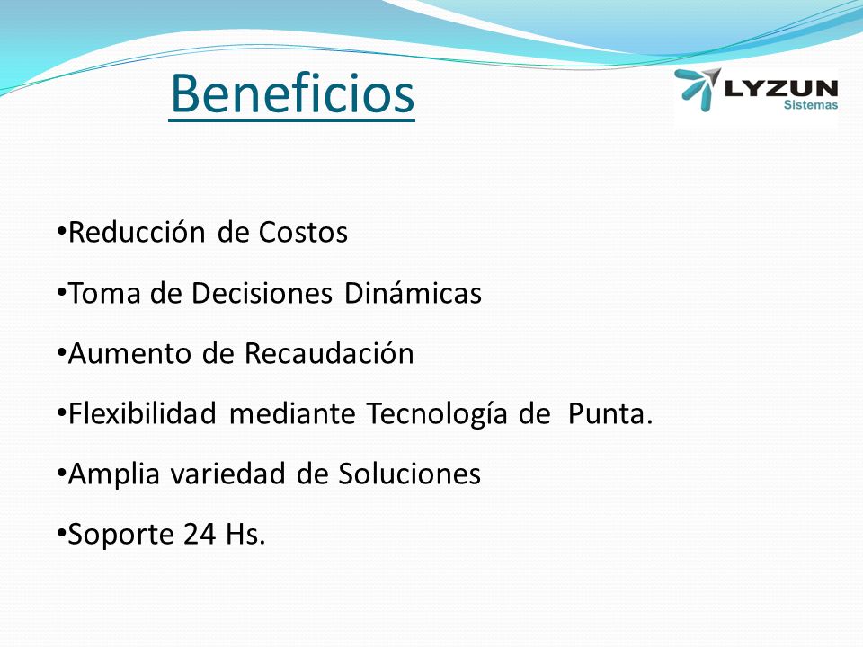 Beneficios Reducción de Costos Toma de Decisiones Dinámicas