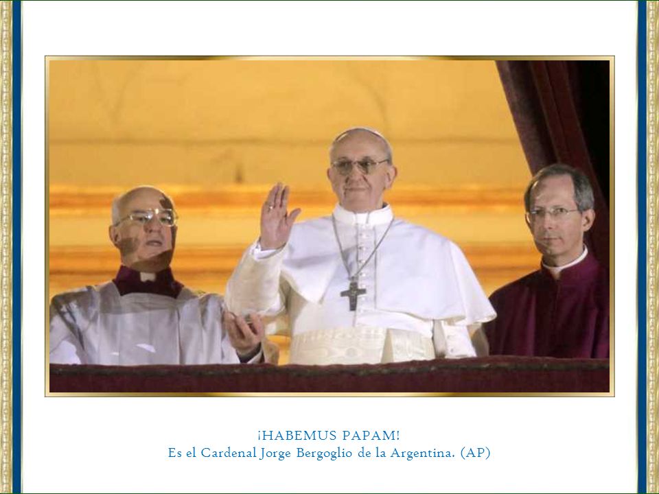 Es el Cardenal Jorge Bergoglio de la Argentina. (AP)