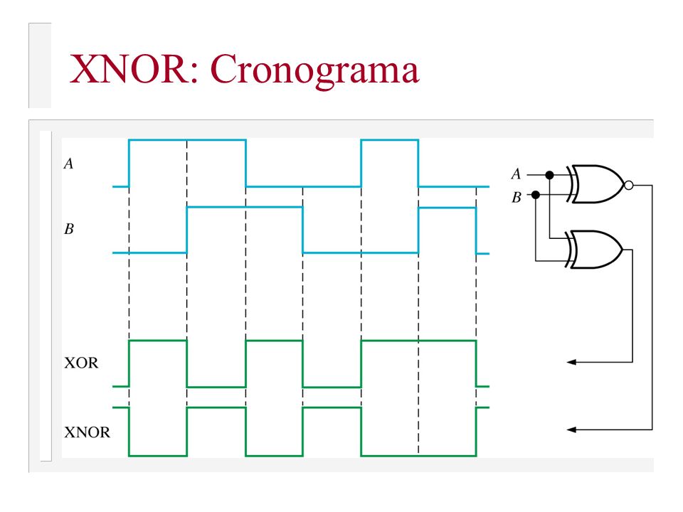 XNOR: Cronograma