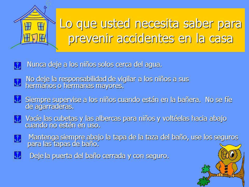Lo que usted necesita saber para prevenir accidentes en la casa