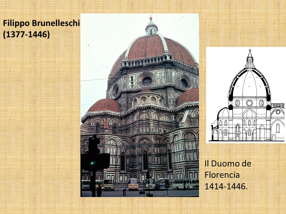Filippo Brunelleschi ( ) Il Duomo de Florencia