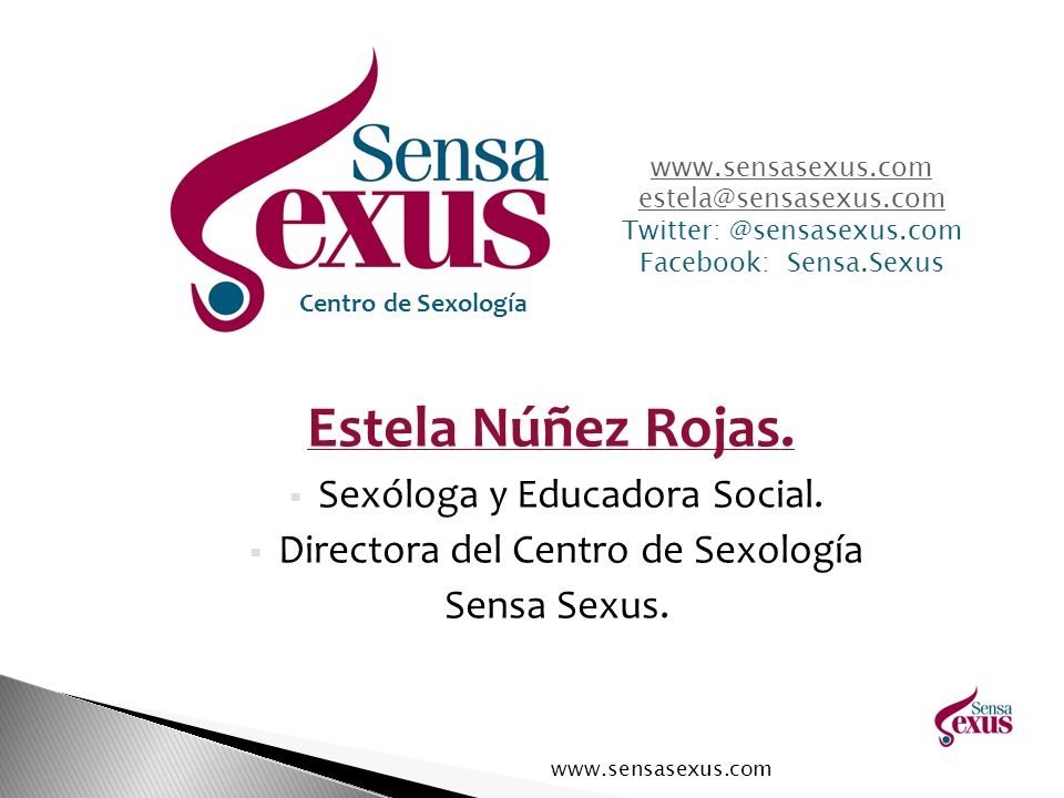 Estela Núñez Rojas. Sexóloga y Educadora Social.