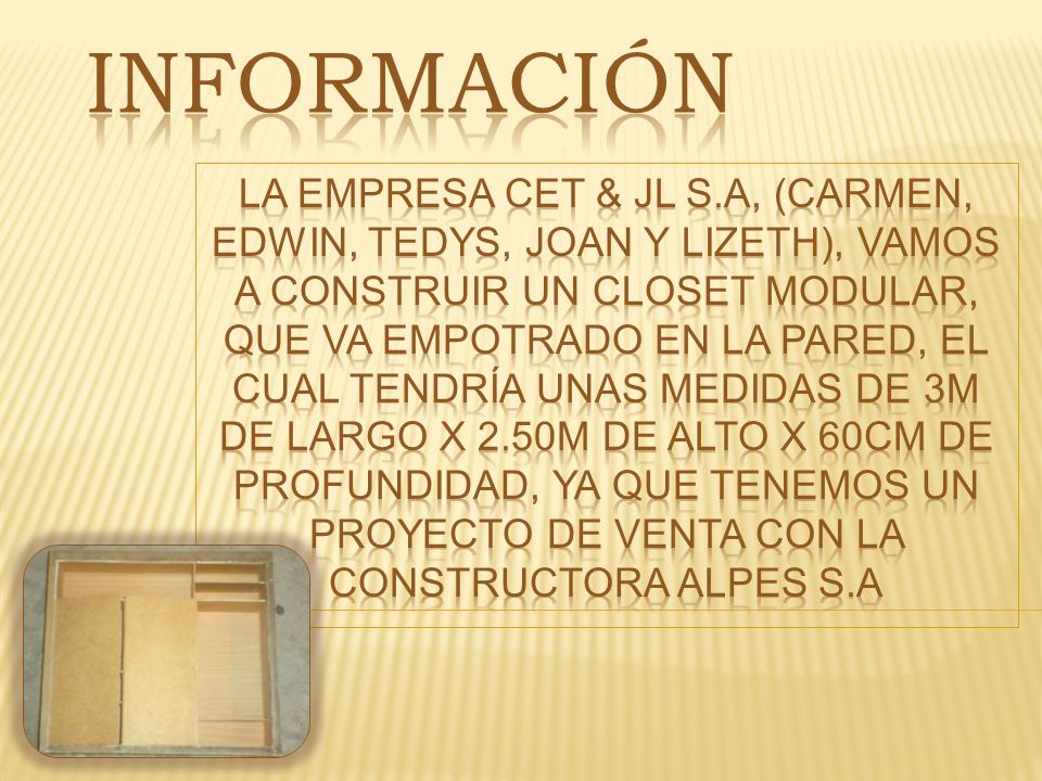 información