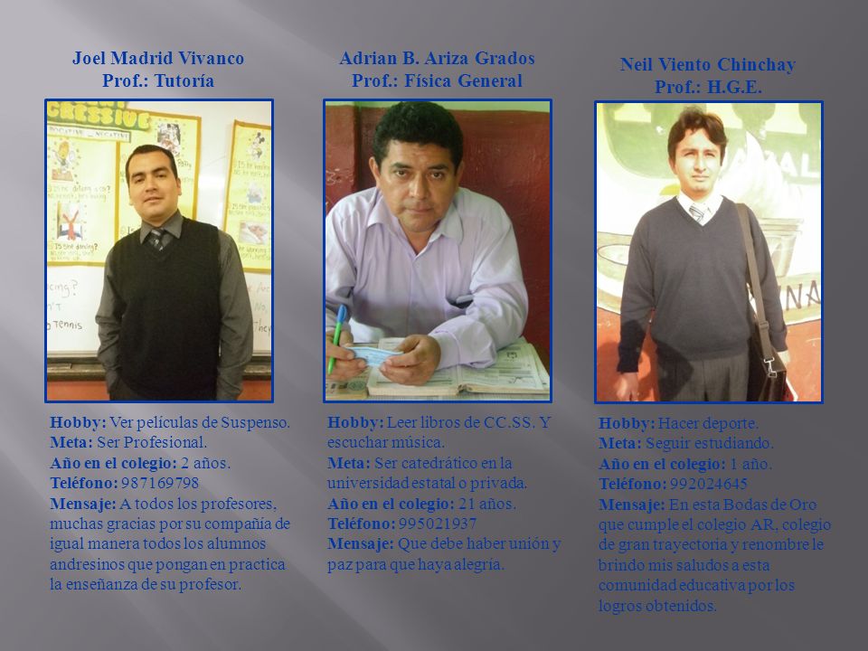 Joel Madrid Vivanco Prof.: Tutoría Adrian B. Ariza Grados