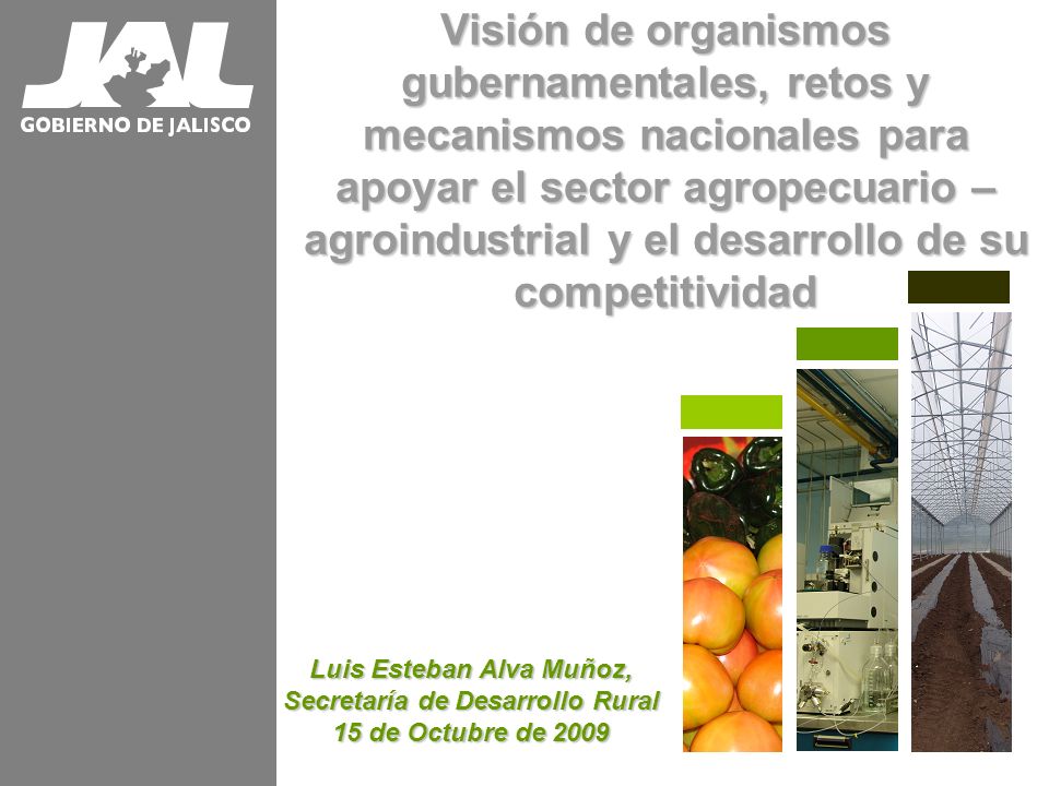 Luis Esteban Alva Muñoz, Secretaría de Desarrollo Rural