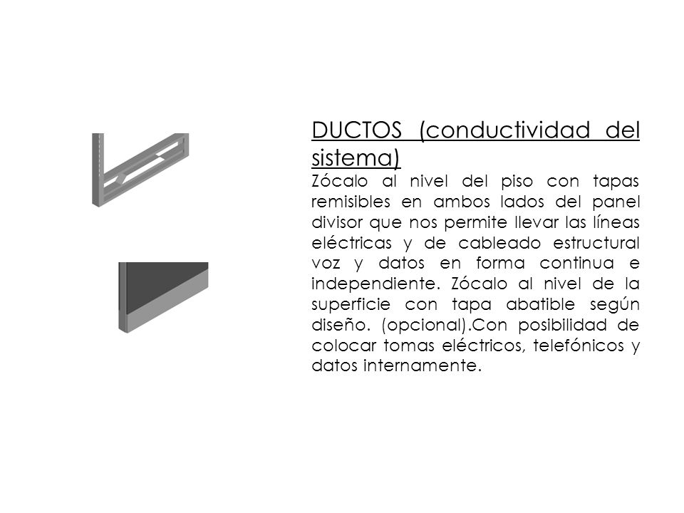 DUCTOS (conductividad del sistema)