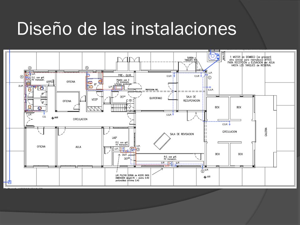 Diseño de las instalaciones