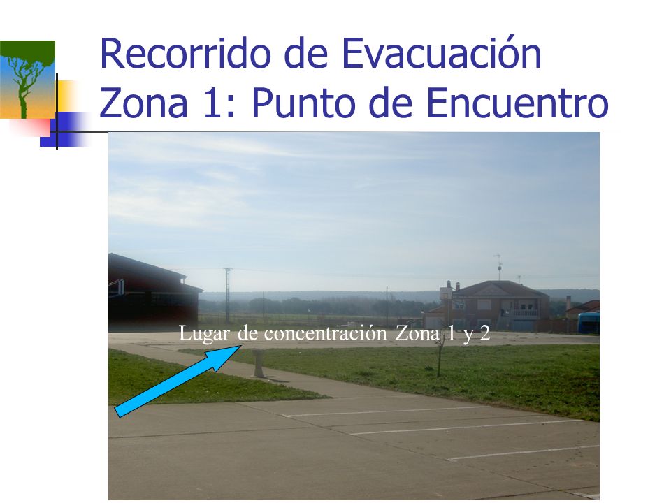 Recorrido de Evacuación Zona 1: Punto de Encuentro