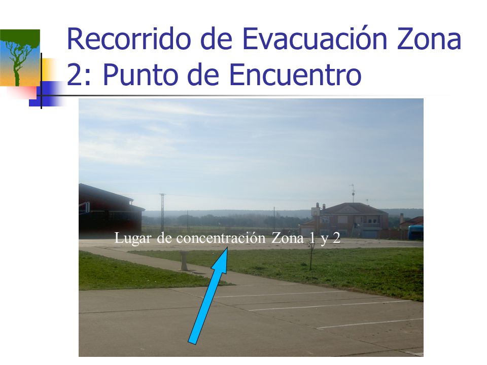 Recorrido de Evacuación Zona 2: Punto de Encuentro