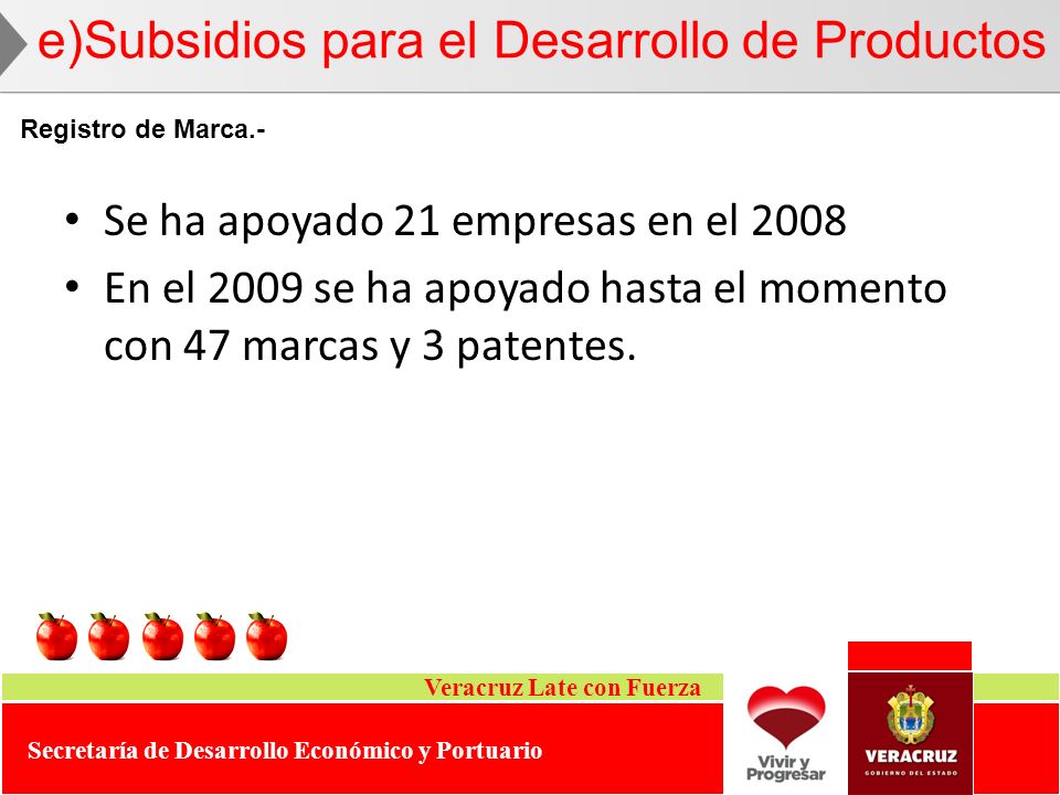 e)Subsidios para el Desarrollo de Productos