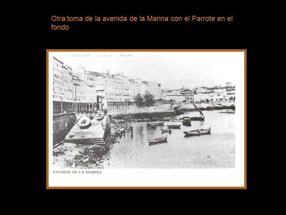 Otra toma de la avenida de la Marina con el Parrote en el fondo