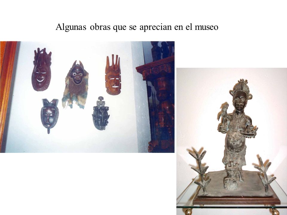 Algunas obras que se aprecian en el museo
