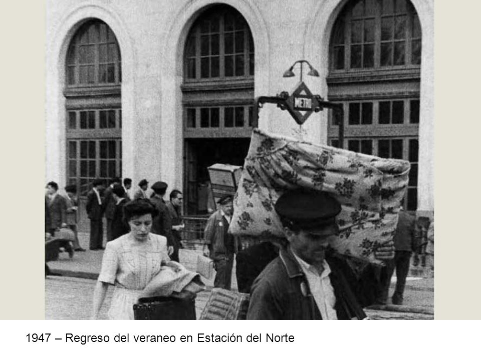 1947 – Regreso del veraneo en Estación del Norte