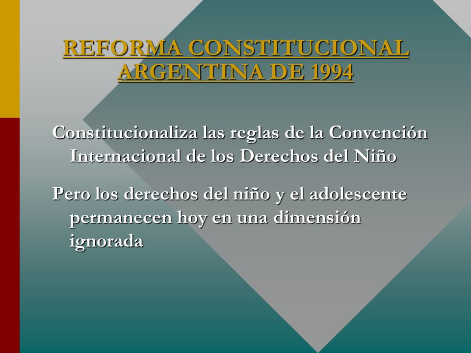 REFORMA CONSTITUCIONAL ARGENTINA DE 1994
