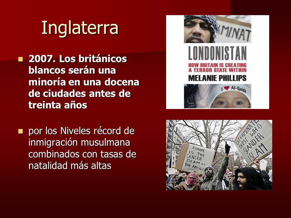 Inglaterra Los británicos blancos serán una minoría en una docena de ciudades antes de treinta años.
