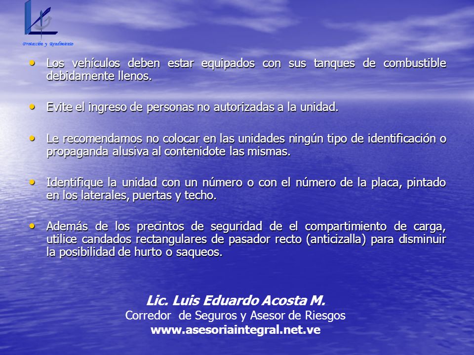 Lic. Luis Eduardo Acosta M.