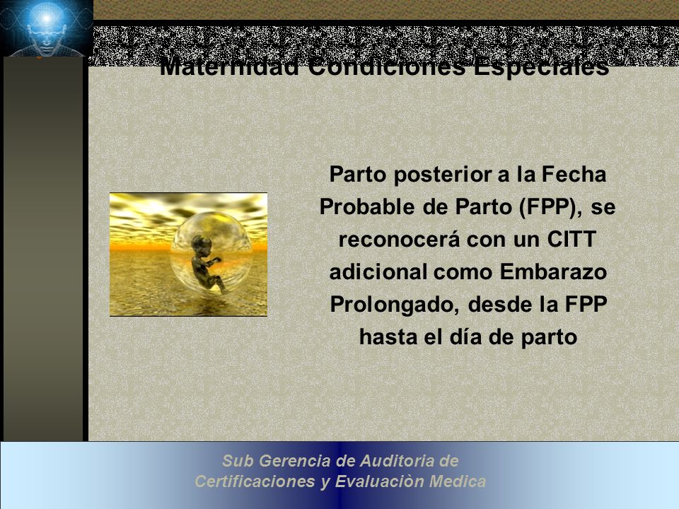 Sub Gerencia de Auditoria de Certificaciones y Evaluaciòn Medica