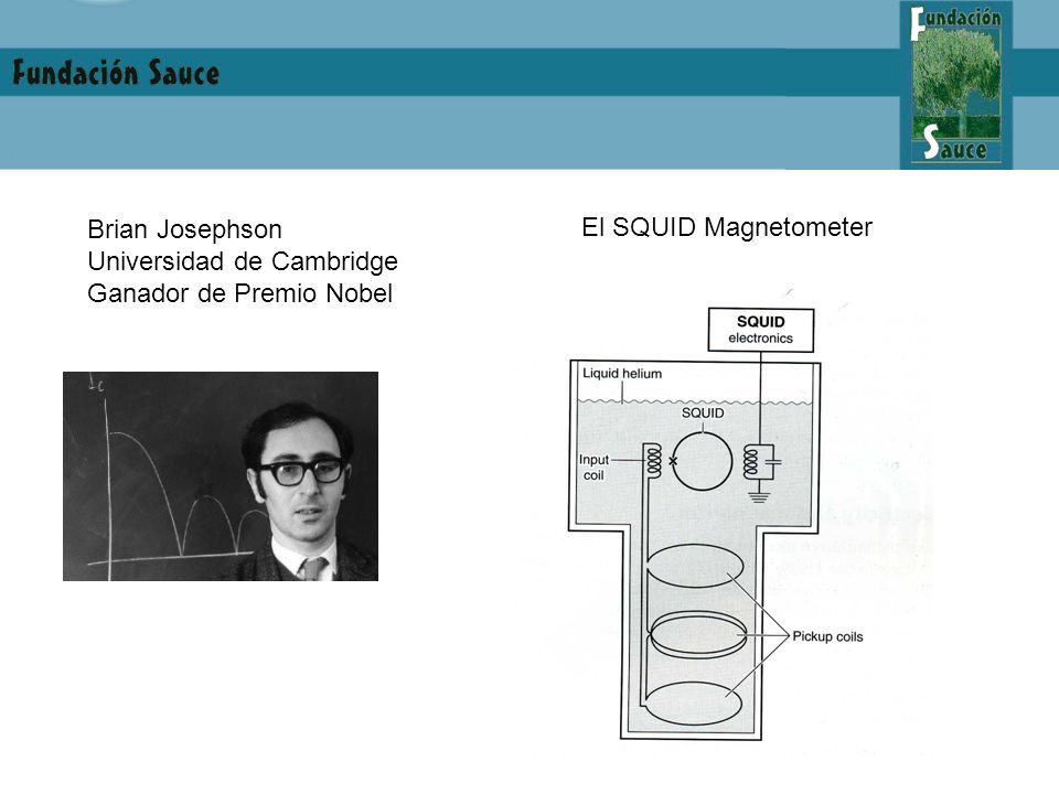 Brian Josephson Universidad de Cambridge Ganador de Premio Nobel El SQUID Magnetometer
