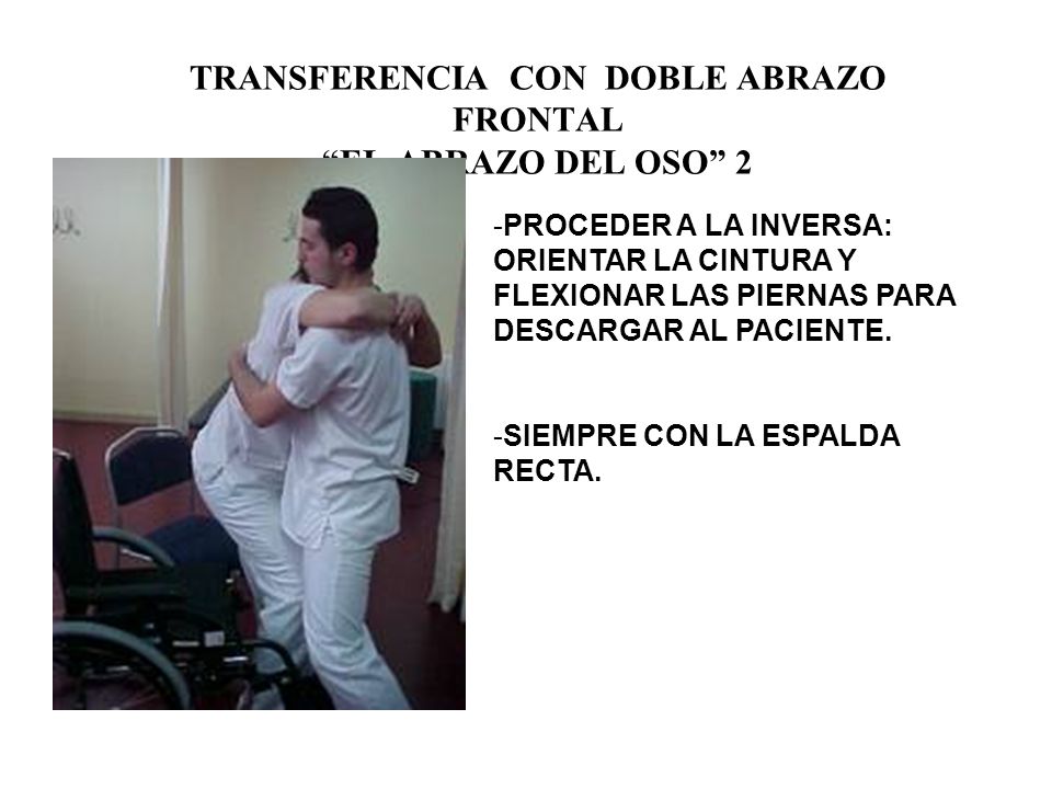 TRANSFERENCIA CON DOBLE ABRAZO FRONTAL EL ABRAZO DEL OSO 2