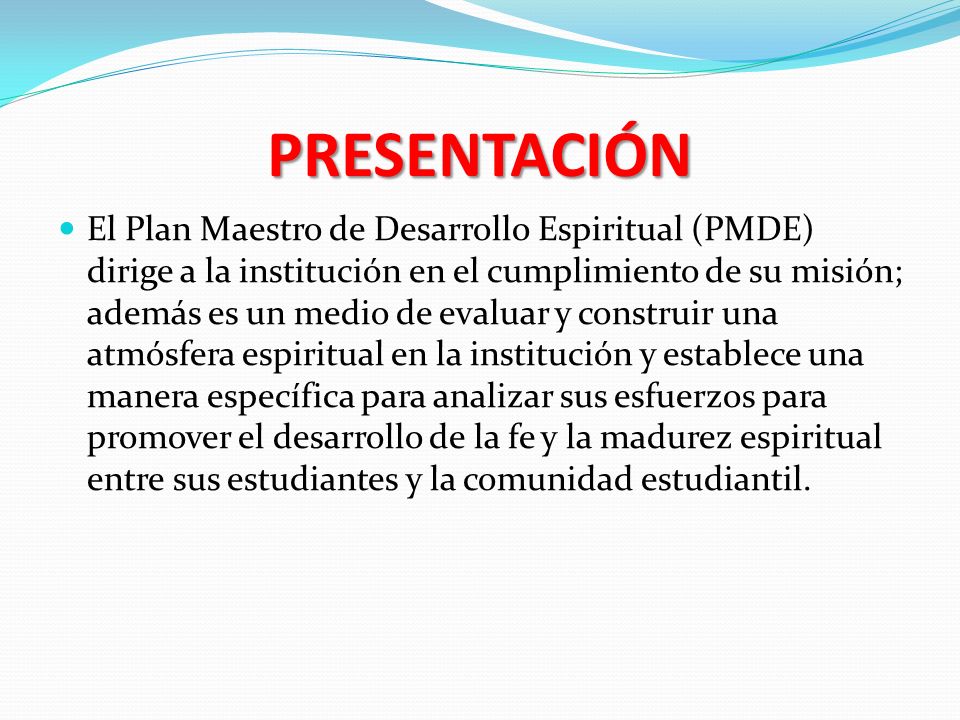 PRESENTACIÓN
