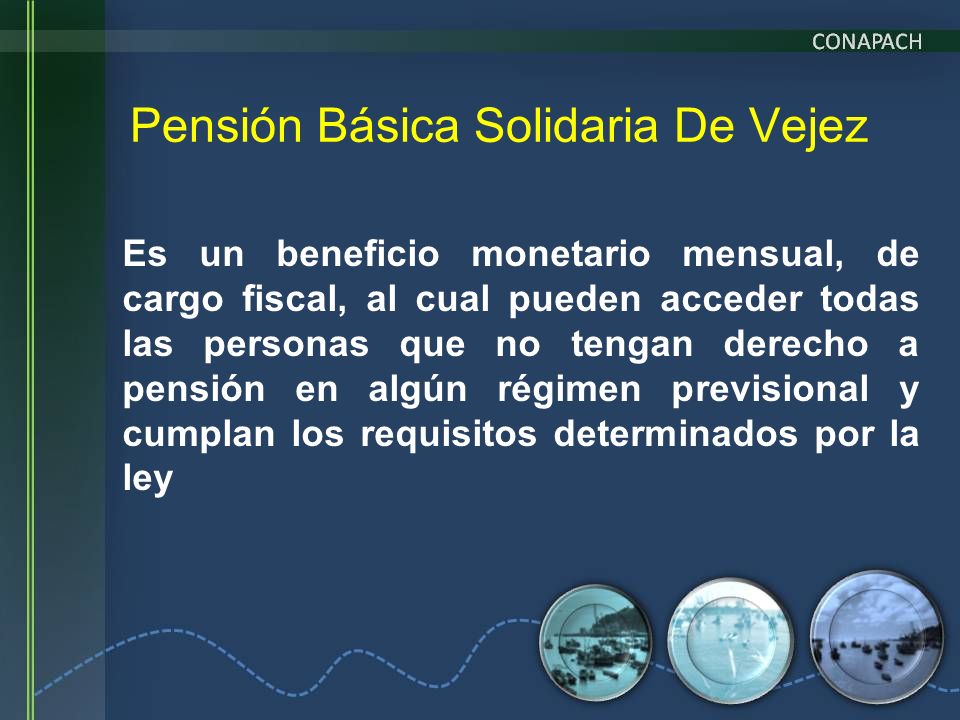 Pensión Básica Solidaria De Vejez