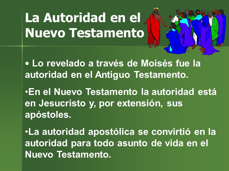 La Autoridad en el Nuevo Testamento