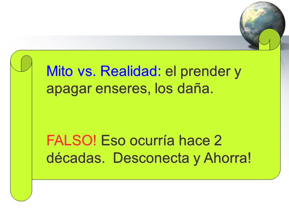 Mito vs. Realidad: el prender y apagar enseres, los daña.